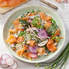 Salade au saumon